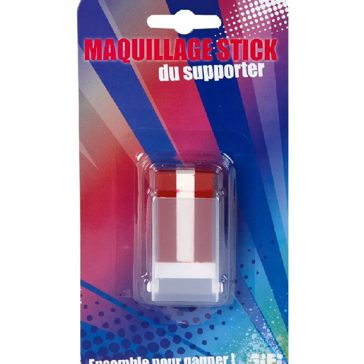 Maquillage stick minéral tricolore supporter Turquie-Gifi Best