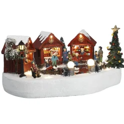 Marché de Noël lumineux et musical-Gifi Hot