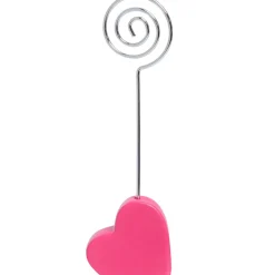 Marque place coeur rose fuchsia-Gifi New