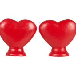 Marque place coeur rouge x2-Gifi