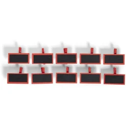 Marque place pince bois avec ardoise x10-Gifi New