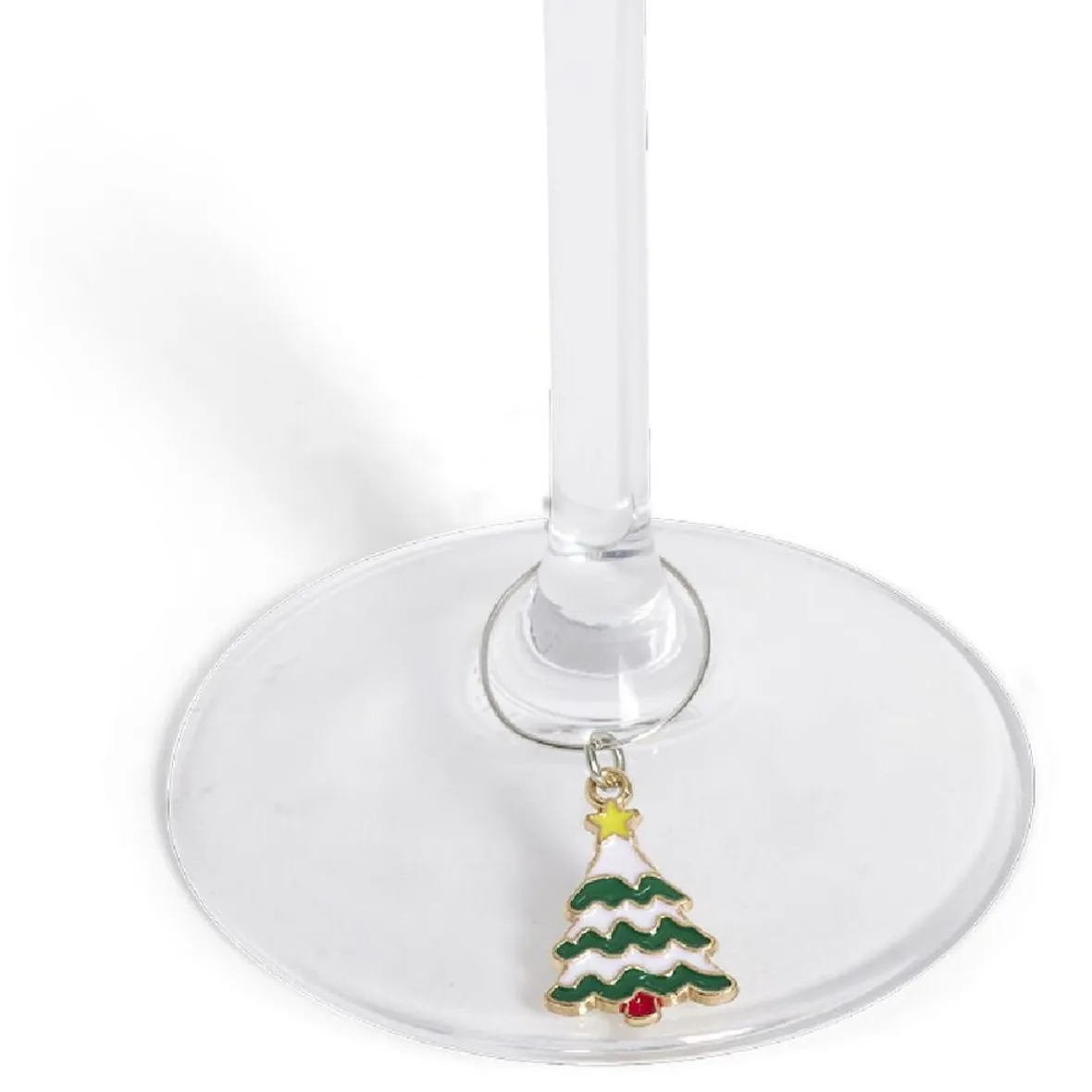 Marque verre décoratif Noël x6-Gifi Best