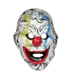 Masque adulte Halloween clown terrifiant 2 faces-Gifi Sale