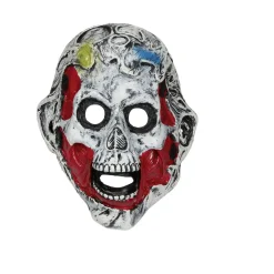 Masque adulte Halloween clown terrifiant 2 faces-Gifi Sale