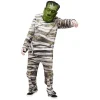 Masque adulte Halloween Frankenstein grosse tête de zombie vert-Gifi Hot