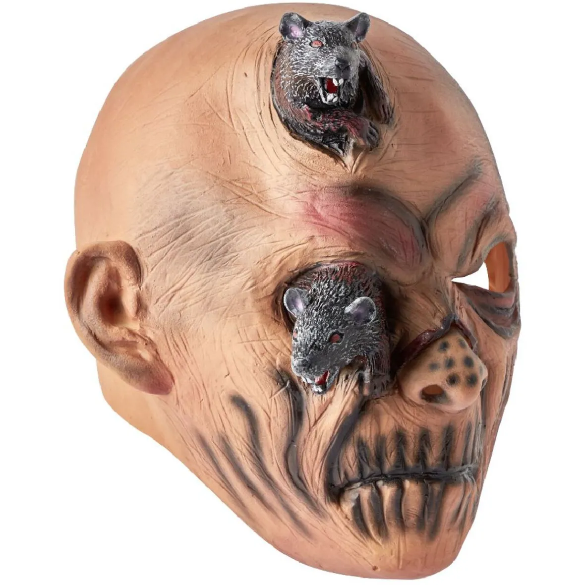 Masque adulte Halloween souris zombie en latex-Gifi Discount