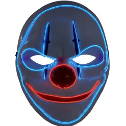 Masque clown adulte LED-Gifi Online