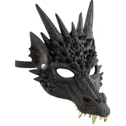 Masque enfant dragon noir-Gifi New