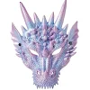 Masque enfant Halloween dragon violet-Gifi