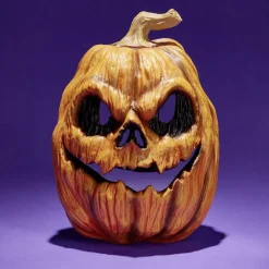 Masque Halloween citrouille effrayante orange-Gifi Online