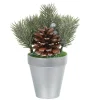 Mini arbre en pot argenté-Gifi New