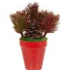 Mini arbre en pot rouge-Gifi