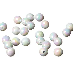 Mini boule décorative blanche x24-Gifi Outlet