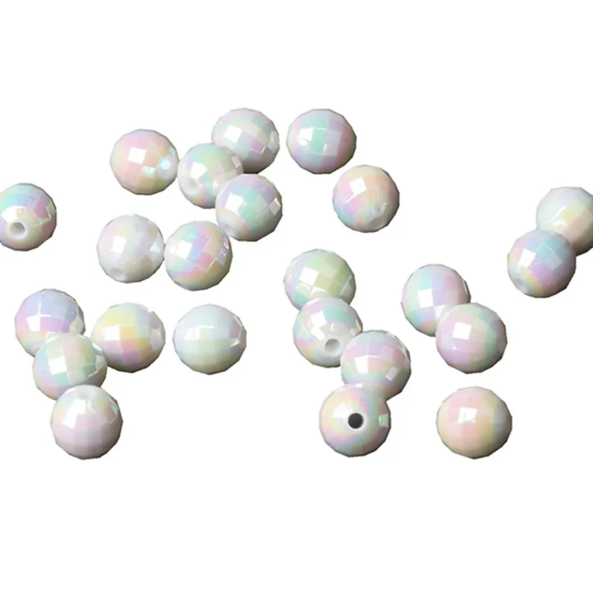 Mini boule décorative blanche x24-Gifi Outlet