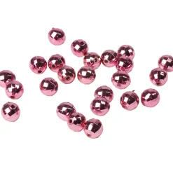 Mini boule décorative rose fuchsia x24-Gifi Outlet