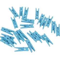 Mini pince décorative bleue turquoise x25-Gifi Online