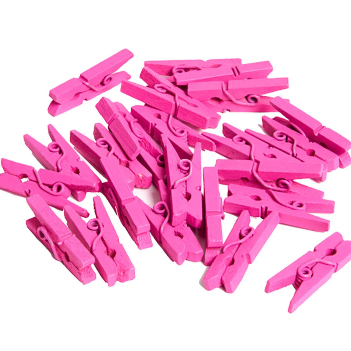 Mini pince rose fuchsia x24-Gifi Outlet