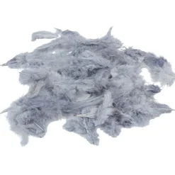 Mini plume argentée x35-Gifi Outlet