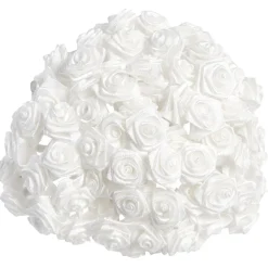 Mini rose blanche x72-Gifi Outlet