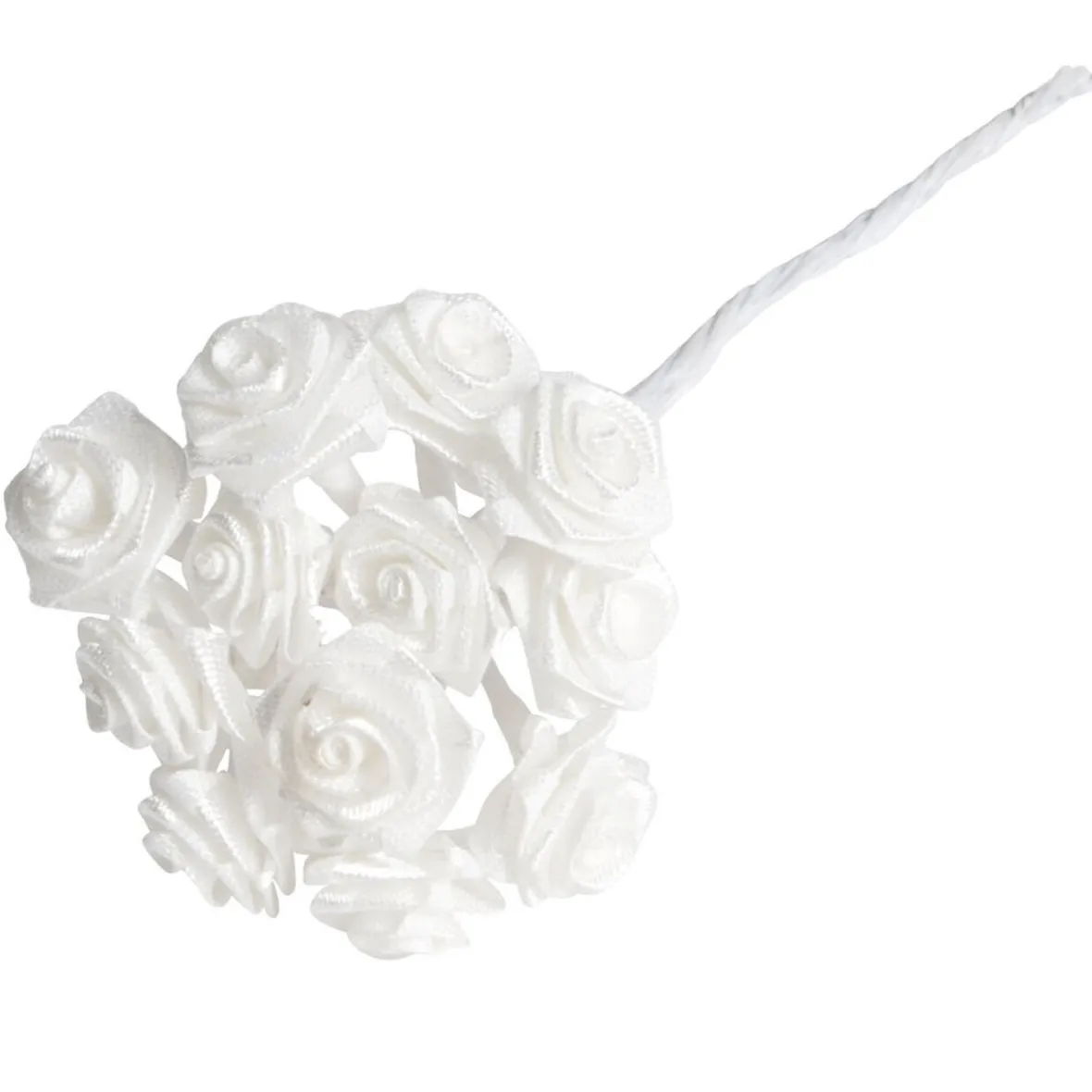 Mini rose blanche x72-Gifi Outlet