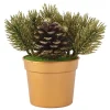 Mini sapin artificiel en pot doré-Gifi Outlet