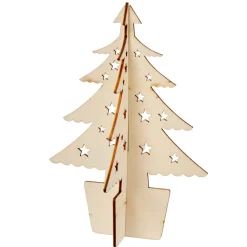 Mini sapin de table Noël beige-Gifi Best