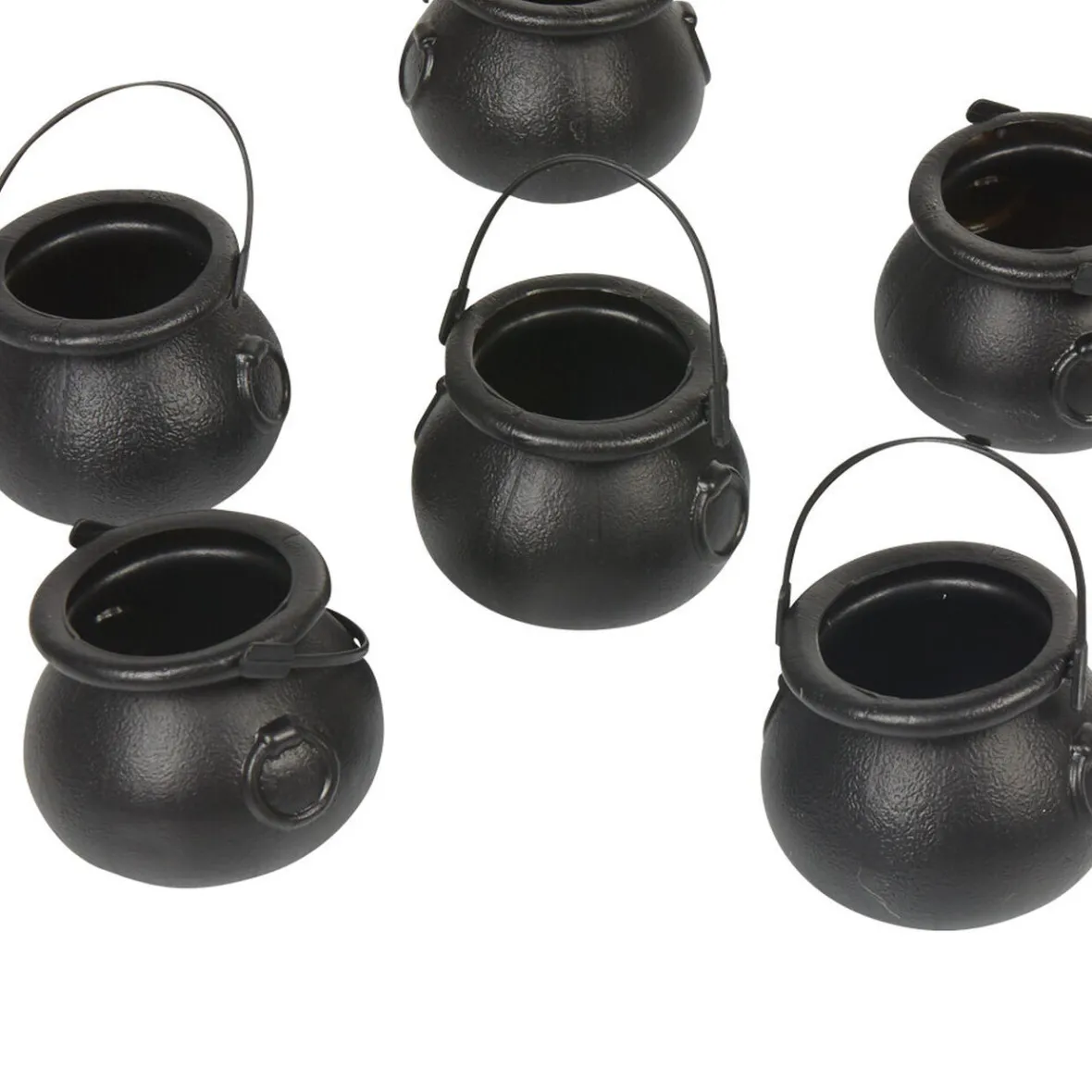 Mini seau à bonbons Halloween x6-Gifi Hot