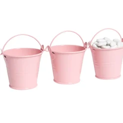 Mini seau rose x3-Gifi New