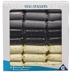 Minis crackers gris noirs crèmes x8-Gifi Hot