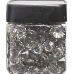 Minis diamants décoratifs argentés transparents-Gifi Outlet