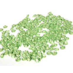 Minis diamants décoratifs verts anis transparents-Gifi Online