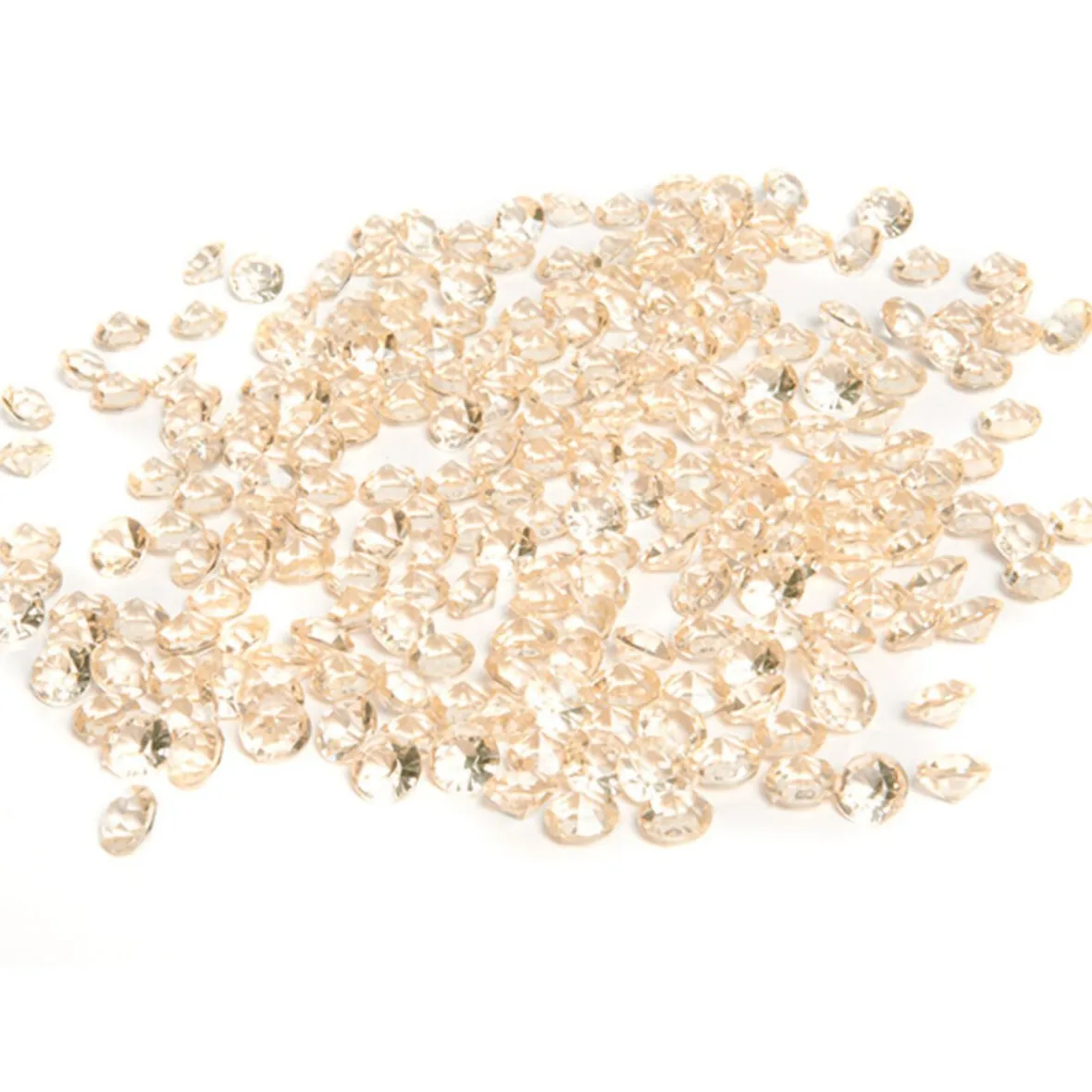 Minis diamants décoratifs ivoires transparents-Gifi Hot