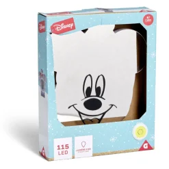 Miroir LED Disney Mickey effet infini à piles H25cm-Gifi Discount