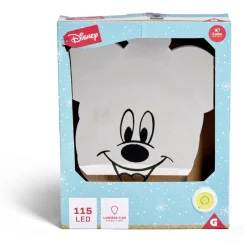 Miroir LED Disney Mickey effet infini à piles H25cm-Gifi Discount
