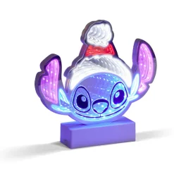 Miroir LED Disney Stitch effet infini à piles H19cm-Gifi Online