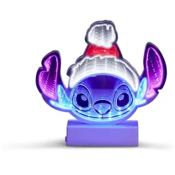 Miroir LED Disney Stitch effet infini à piles H19cm-Gifi Online
