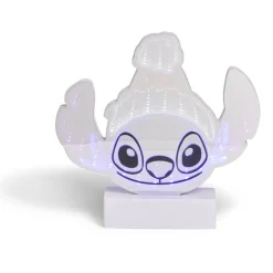 Miroir LED Disney Stitch effet infini à piles H19cm-Gifi Online