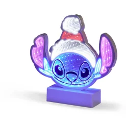 Miroir LED Disney Stitch effet infini à piles H19cm-Gifi Online