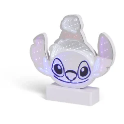 Miroir LED Disney Stitch effet infini à piles H19cm-Gifi Online