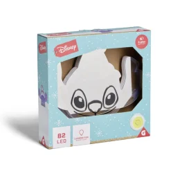 Miroir LED Disney Stitch effet infini à piles H19cm-Gifi Online