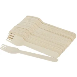 Ménagère bois de bouleau fourchette couteau cuillère x150-Gifi Online