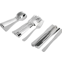 Ménagère effet métal 24 pièces-Gifi Sale