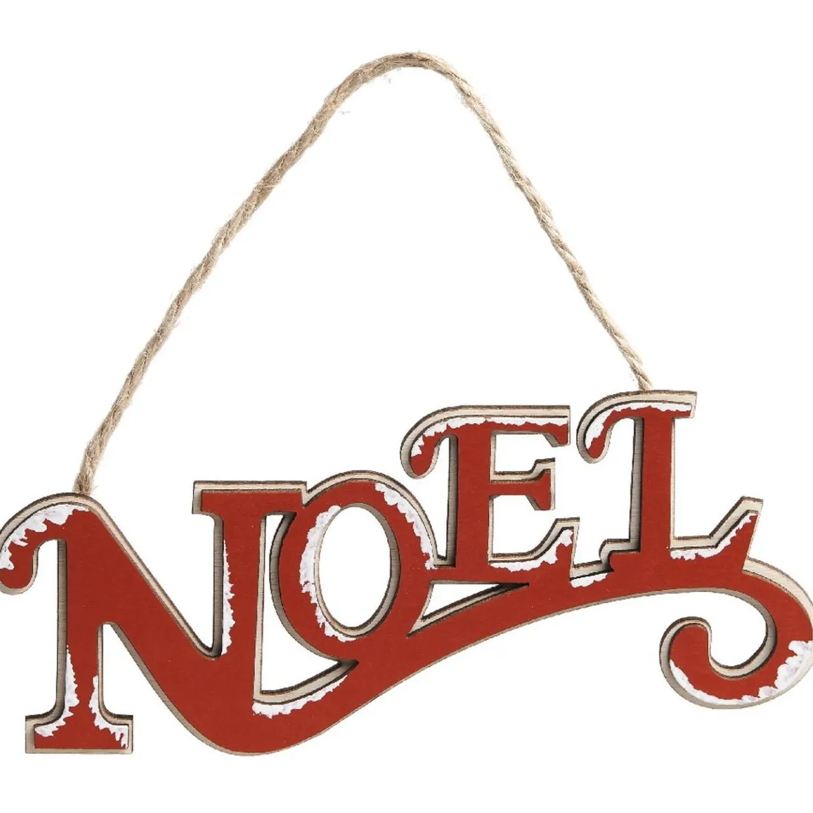 Mot Noël à suspendre mdf décoration traditionnel-Gifi Best