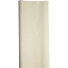 Nappe damassée blanc lin en papier 6 m-Gifi Outlet