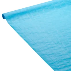 Nappe damassée bleu clair en papier 6 m-Gifi Clearance