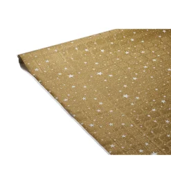 Nappe damassée en papier doré étoile blanche-Gifi Clearance
