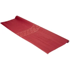 Nappe damassée en papier rouge 6 m-Gifi Best