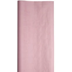 Nappe damassée en papier rose L 6 m-Gifi