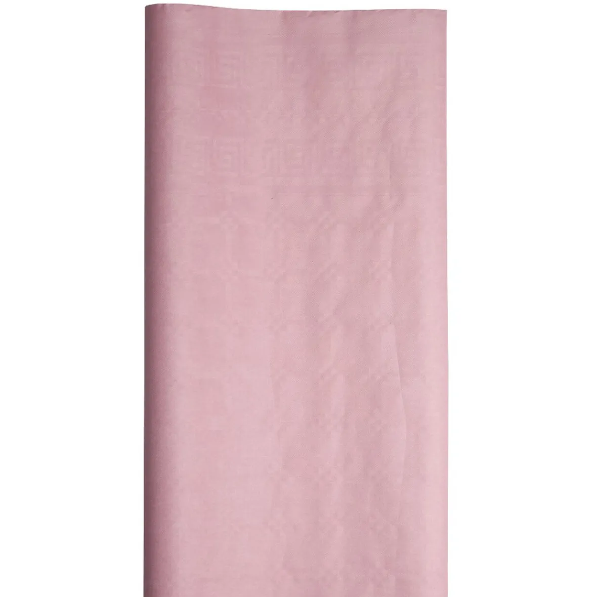 Nappe damassée en papier rose L 6 m-Gifi