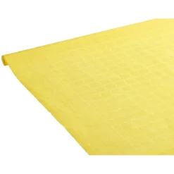Nappe damassée jaune en papier 6 m-Gifi
